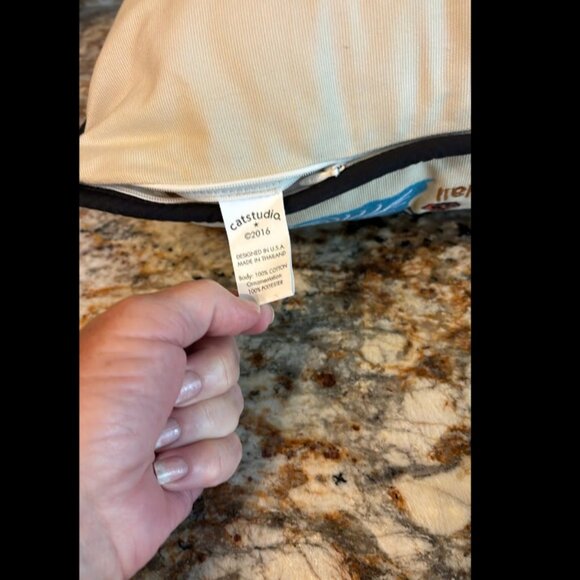 NEW NWT University of Virginia UVA Pillow by Catstudio $216 - Picture 5 of 7